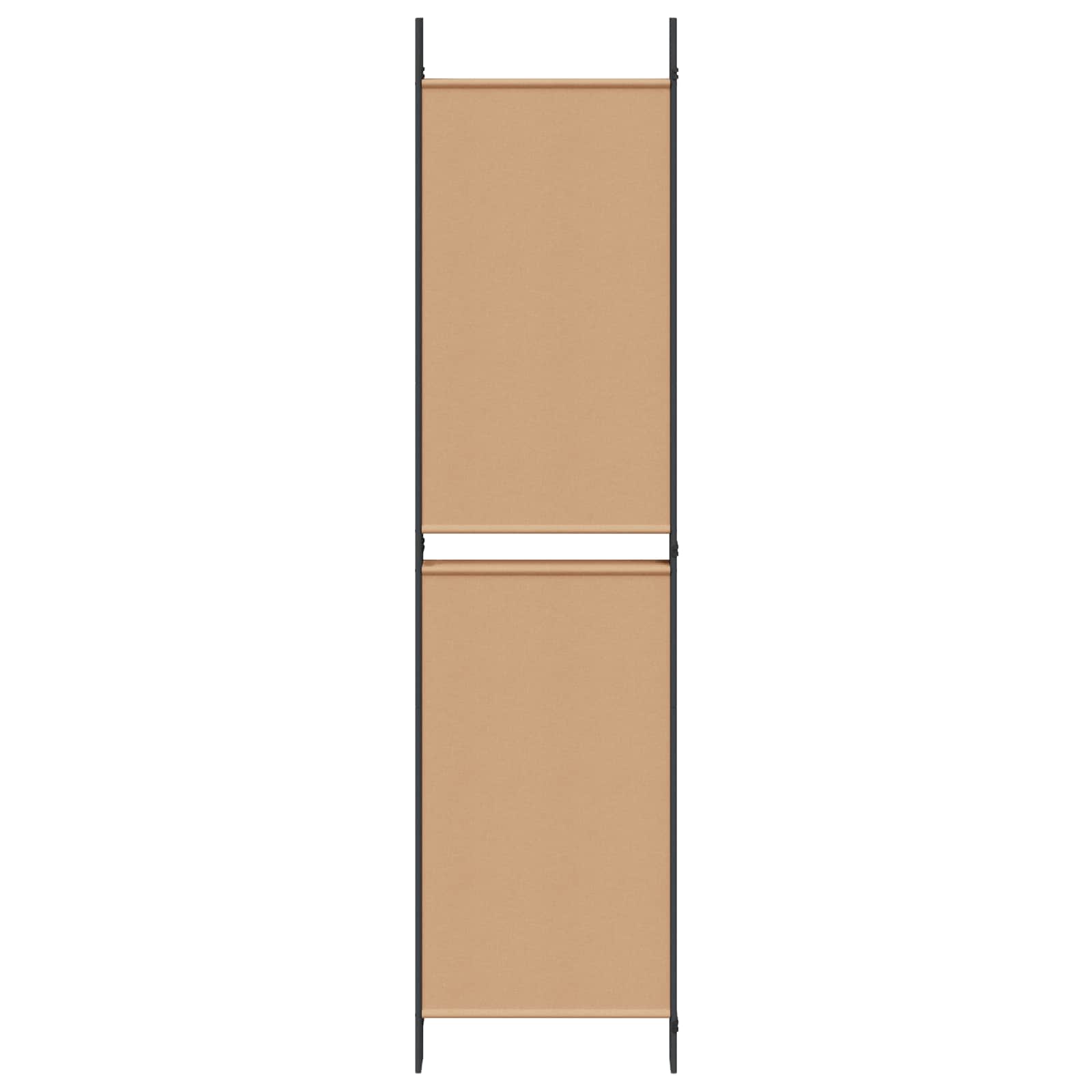 5 paneļu telpas sadalītājs bēšs 250 x 200 cm audums
