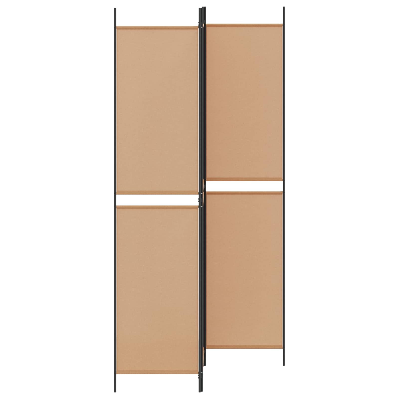 3-jų panelių kambario skaidytuvas Smėlio 150 x 220 cm Audinys