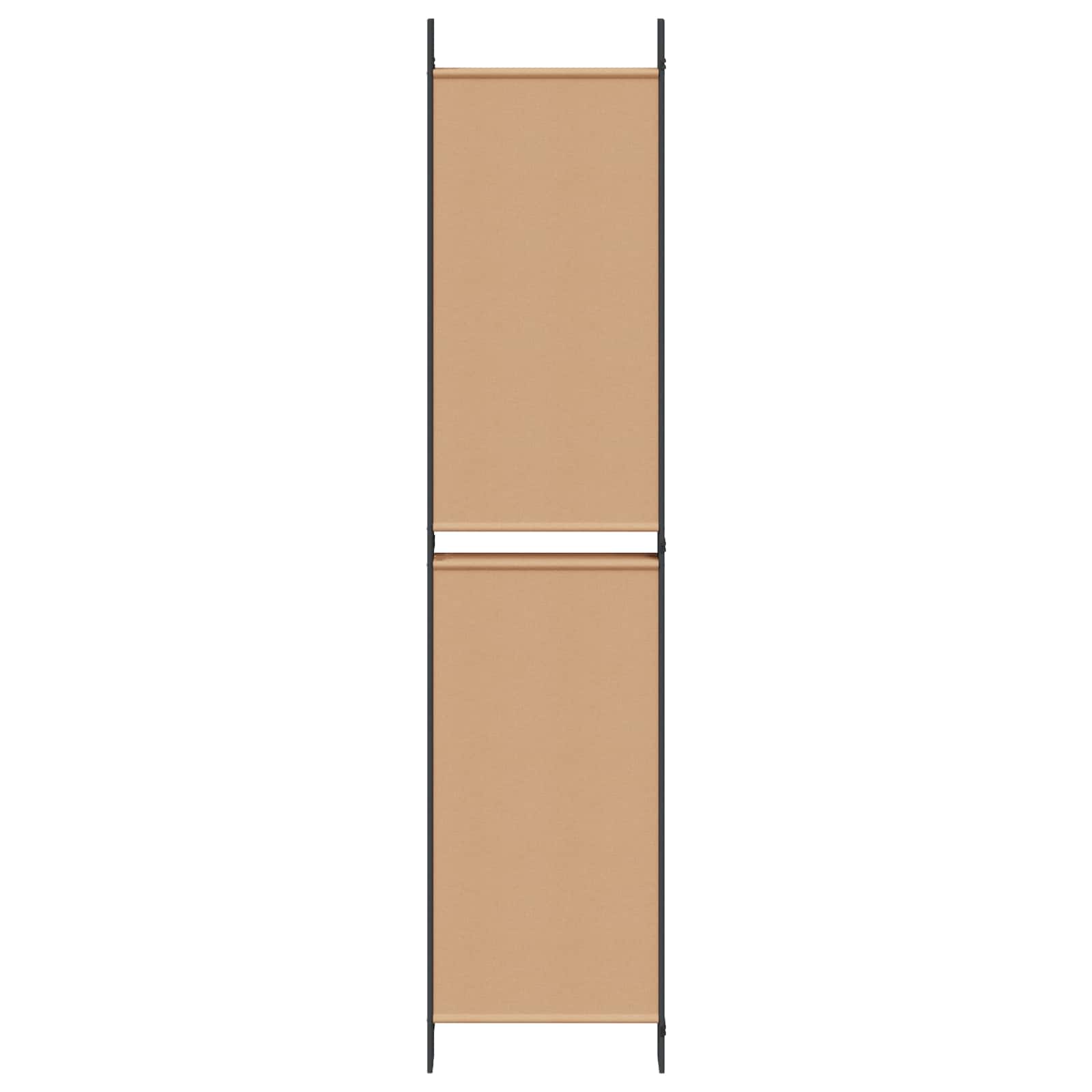 6-skydelio kambario pertvara Smėlio 300 x 220 cm Audinys