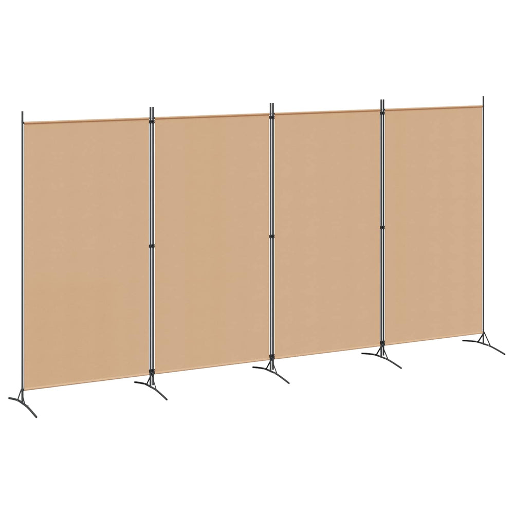 4 paneļu telpas sadalītājs Smilšu 346 x 180 cm Audums