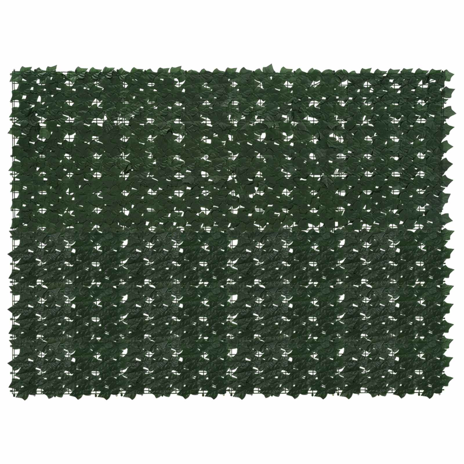 Balkona norobe ar lapām Tumši zaļa 200 x 150 cm