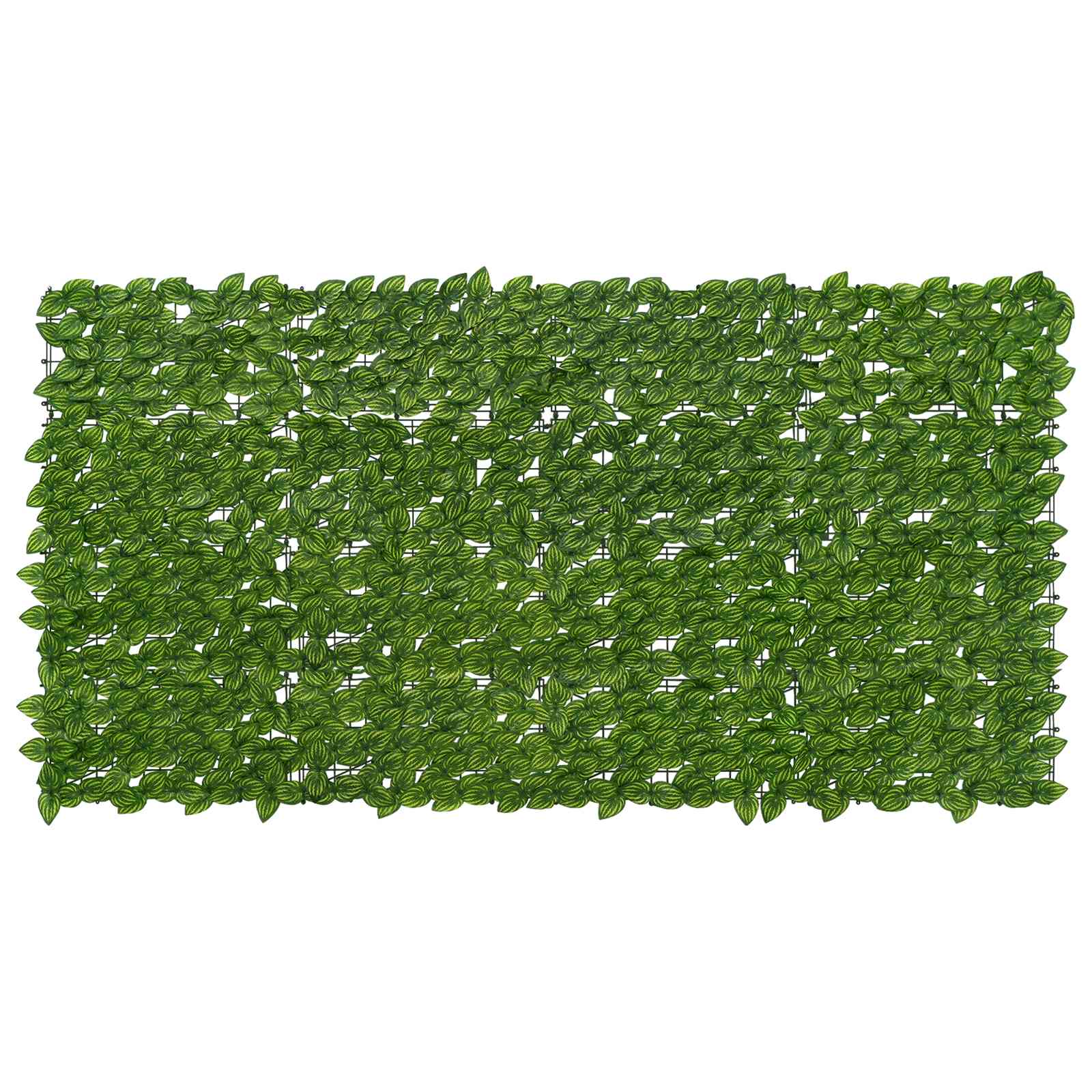 Balkono ekranas su lapais Žalia ir geltona 200 x 100 cm