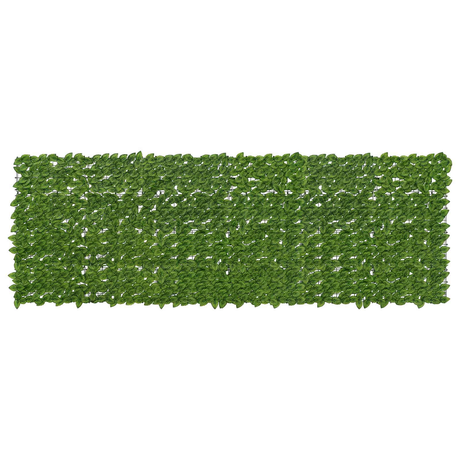 Balkono ekranas su lapais Žalia ir geltona 300 x 100 cm