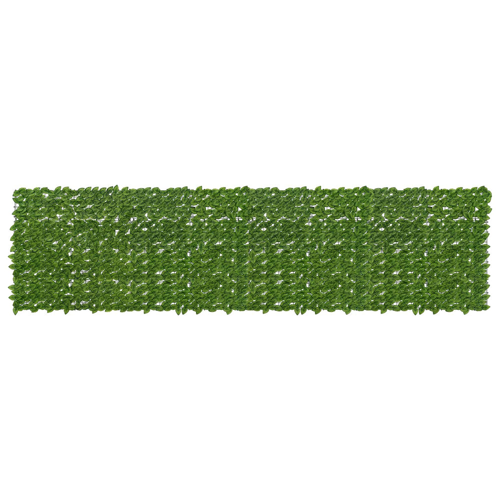 Balkono ekranas su lapais Žalia ir geltona 400 x 100 cm