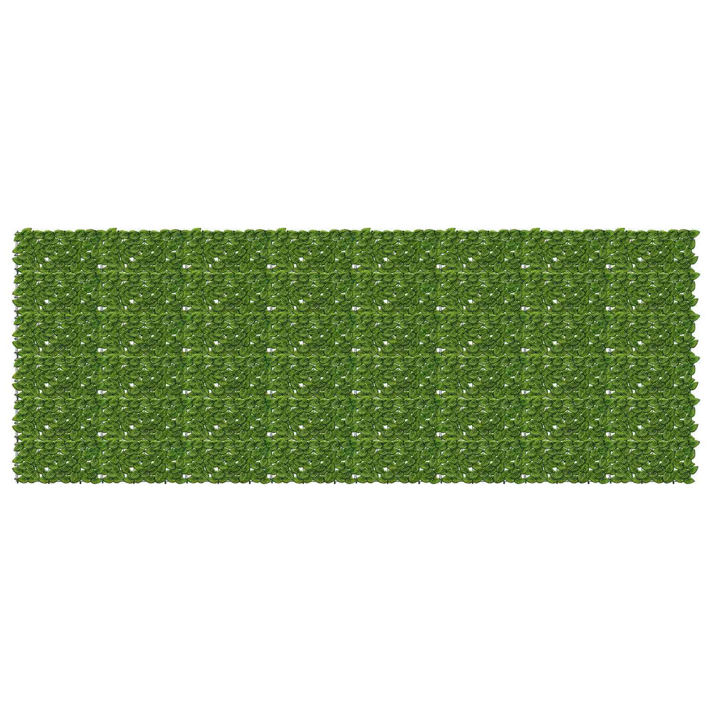 Balkono ekranas su lapais Žalia ir geltona 400 x 150 cm