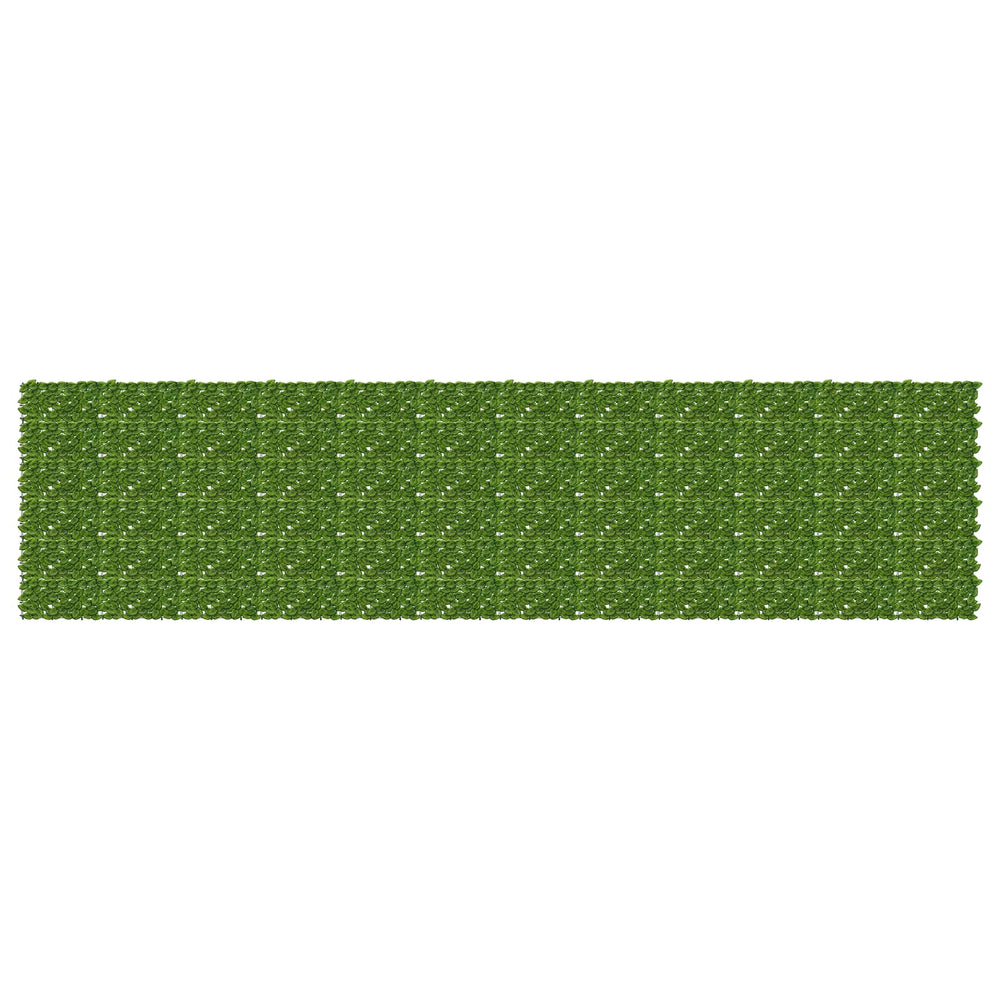 Balkono ekranas su lapais Žalia ir geltona 600 x 150 cm