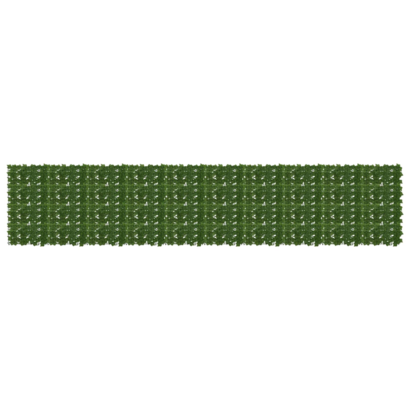 Balkono ekranas su lapais Žalia 500 x 100 cm