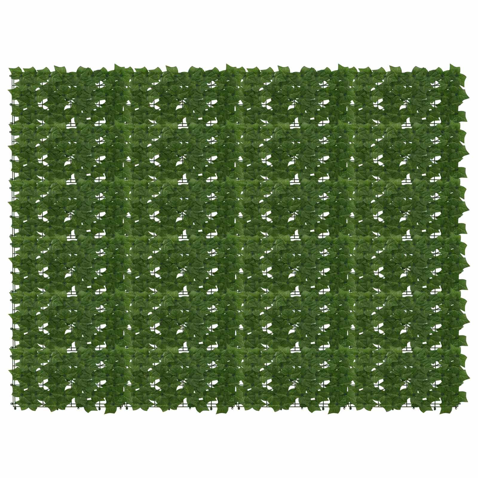 Balkono ekranas su lapais Žalia 200 x 150 cm