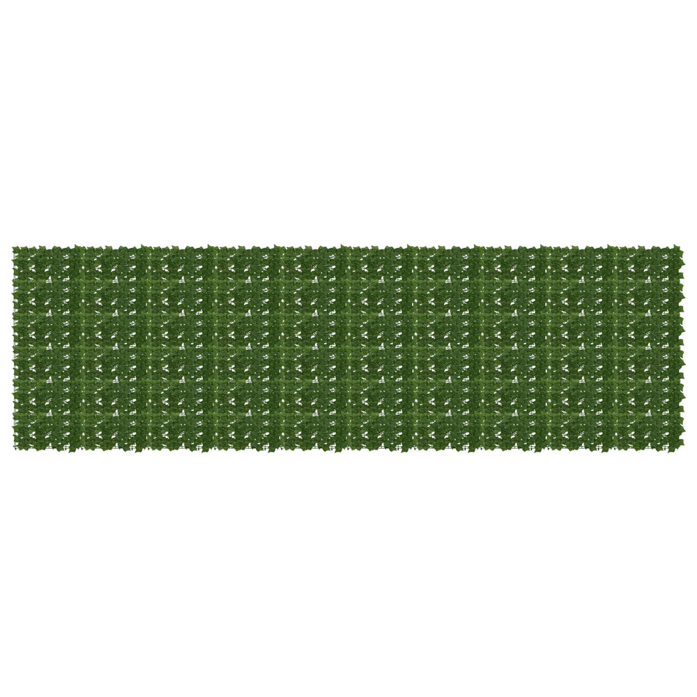 Balkono ekranas su lapais Žalia 500 x 150 cm