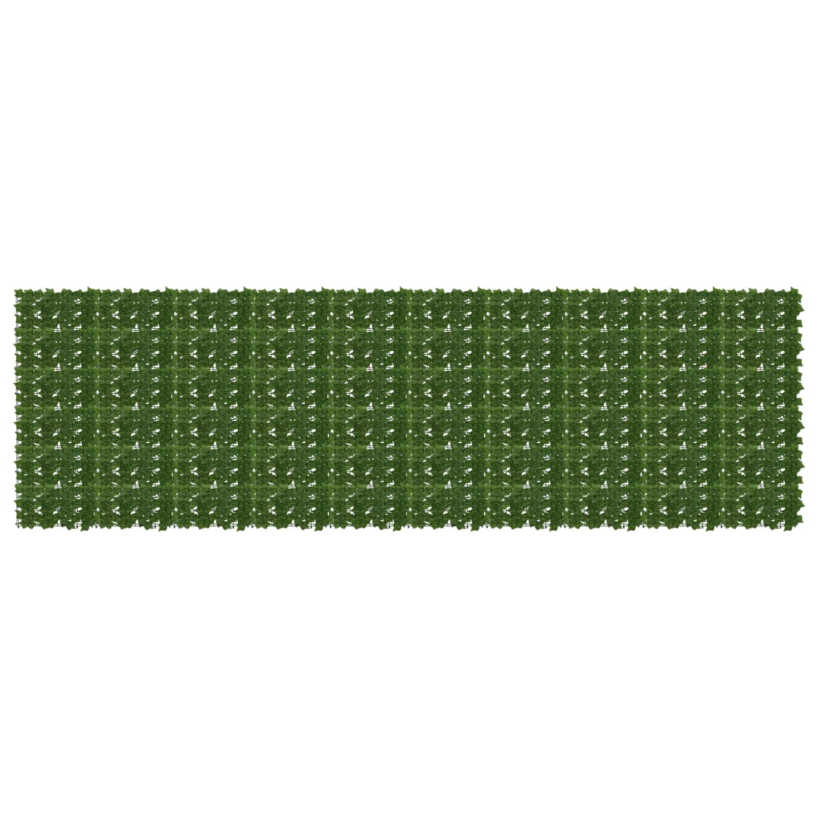 Balkono ekranas su lapais Žalia 500 x 150 cm