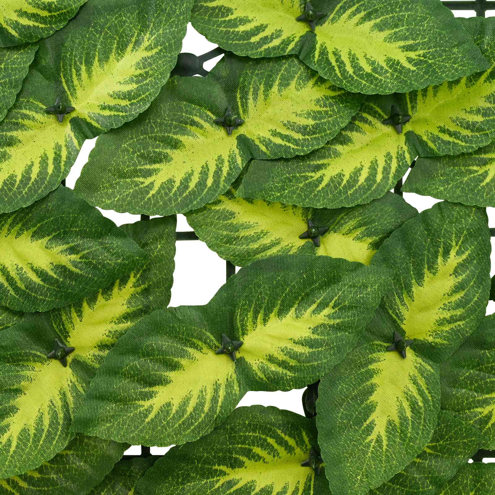 Balkono ekranas su lapais Žalia ir geltona 200 x 75 cm