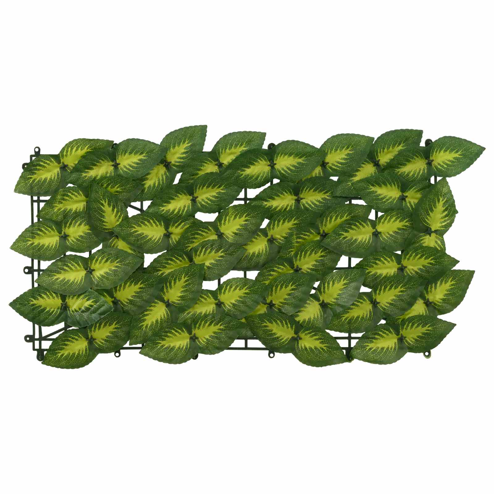 Balkono ekranas su lapais Žalia ir geltona 200 x 75 cm