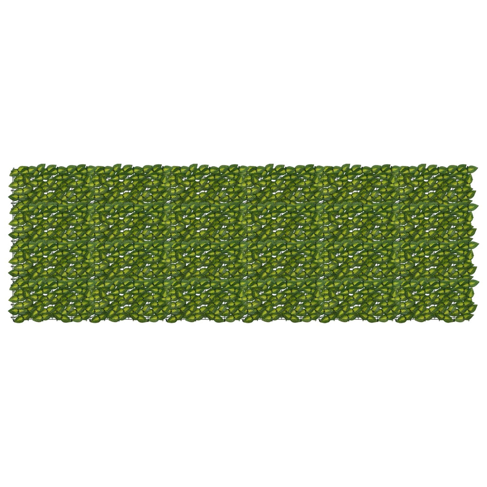 Balkono ekranas su lapais Žalia ir geltona 300 x 100 cm