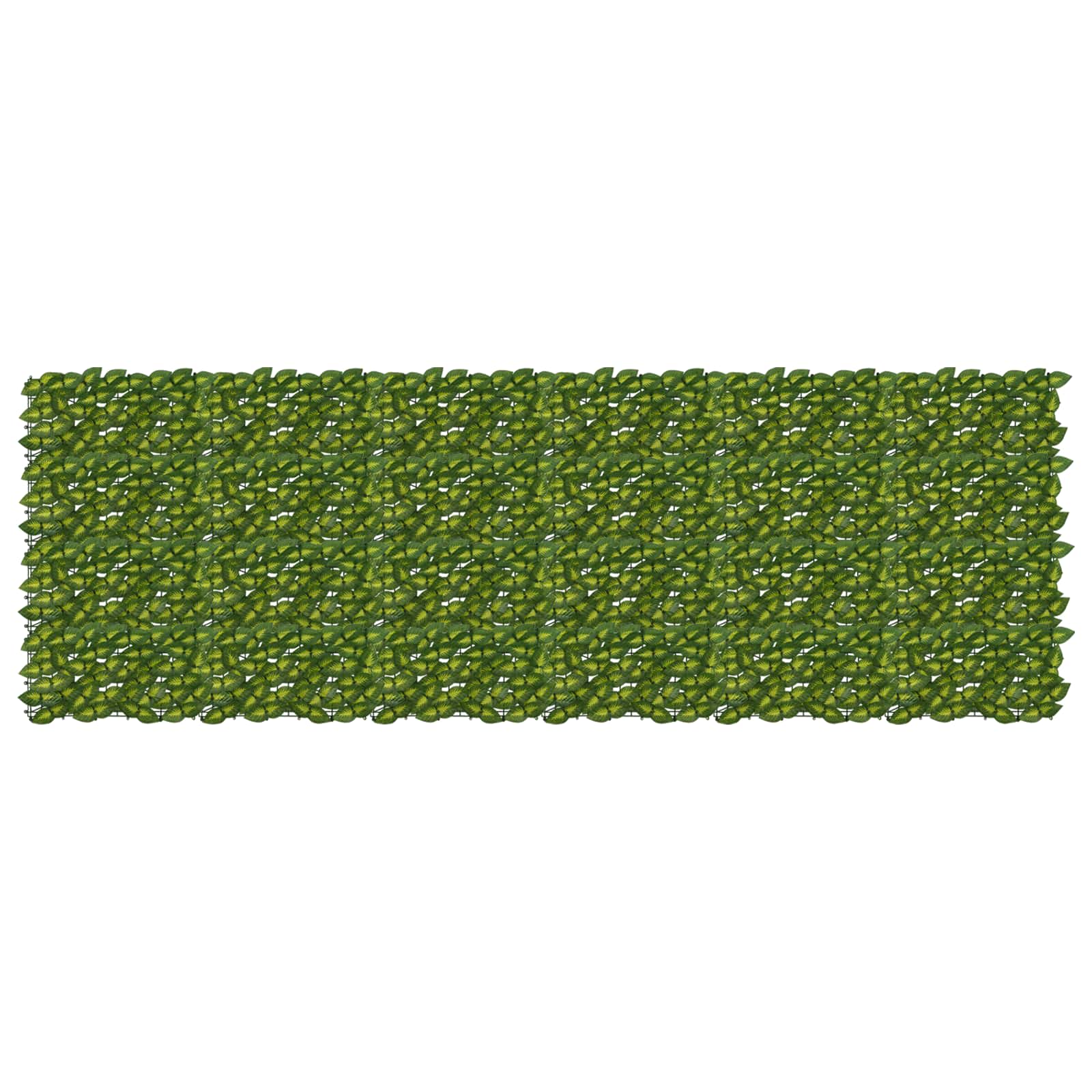 Balkono ekranas su lapais Žalia ir geltona 300 x 100 cm