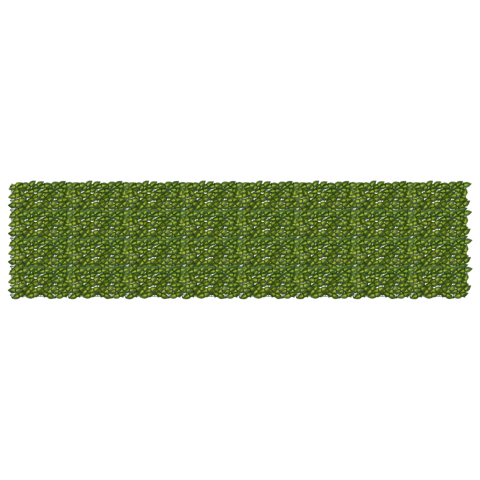 Balkono ekranas su lapais Žalia ir geltona 400 x 100 cm