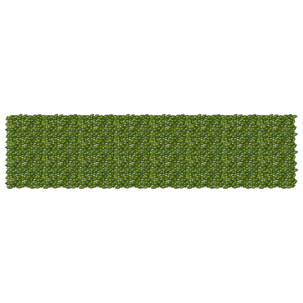 Balkono ekranas su lapais Žalia ir geltona 400 x 100 cm
