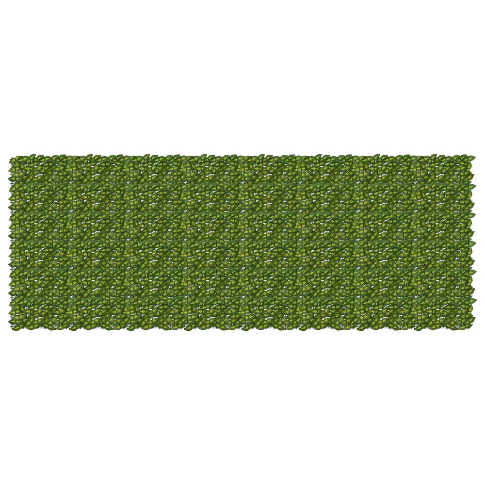 Balkono ekranas su lapais Žalia ir geltona 400 x 150 cm
