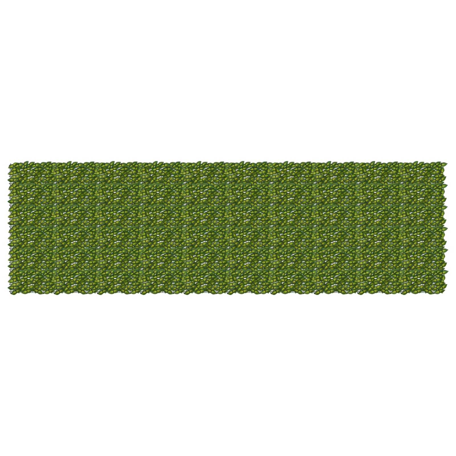Balkono ekranas su lapais Žalia ir geltona 500 x 150 cm