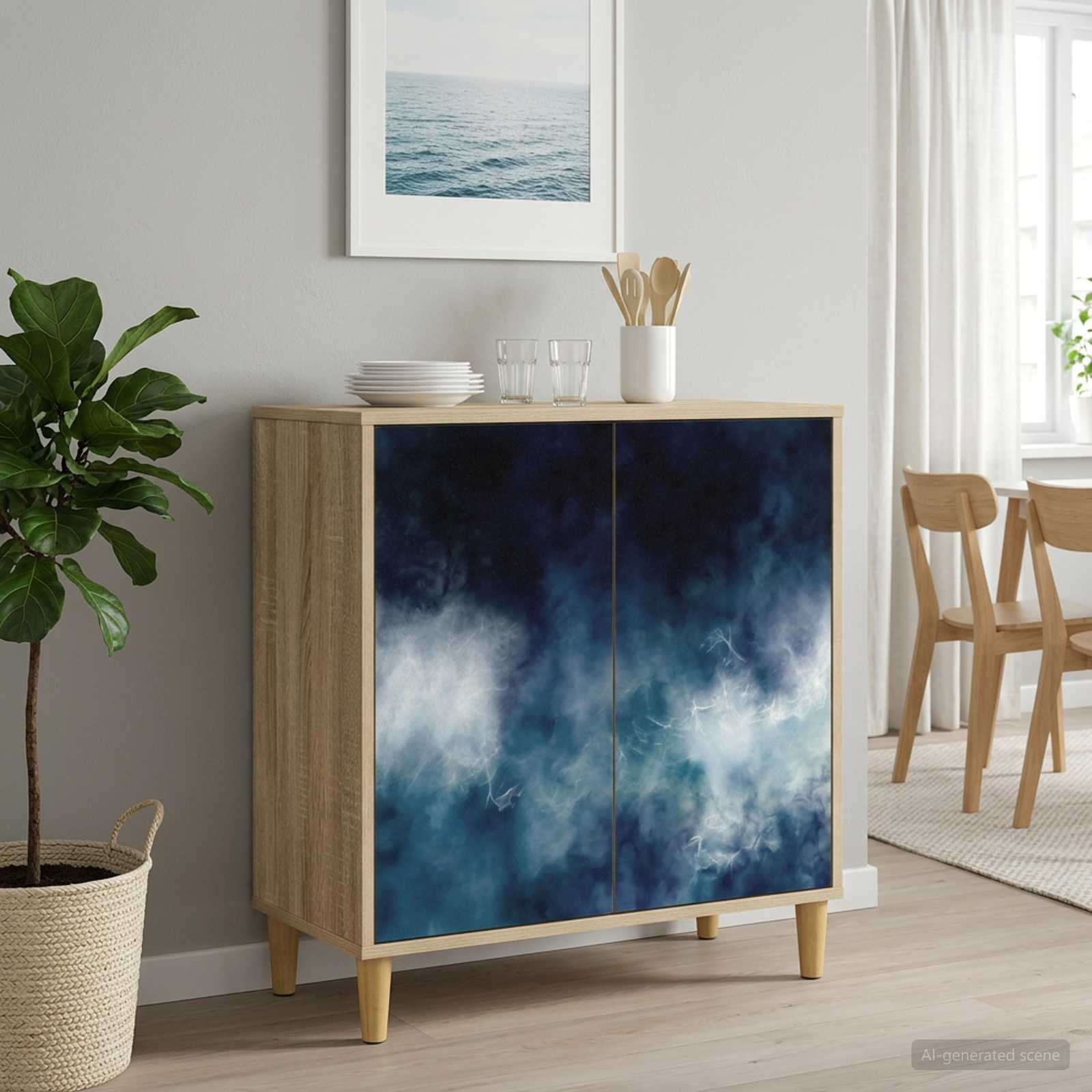 Kabalas RAALTE Sonoma ąžuolo 69 x 33 x 75 cm Apdirbta mediena