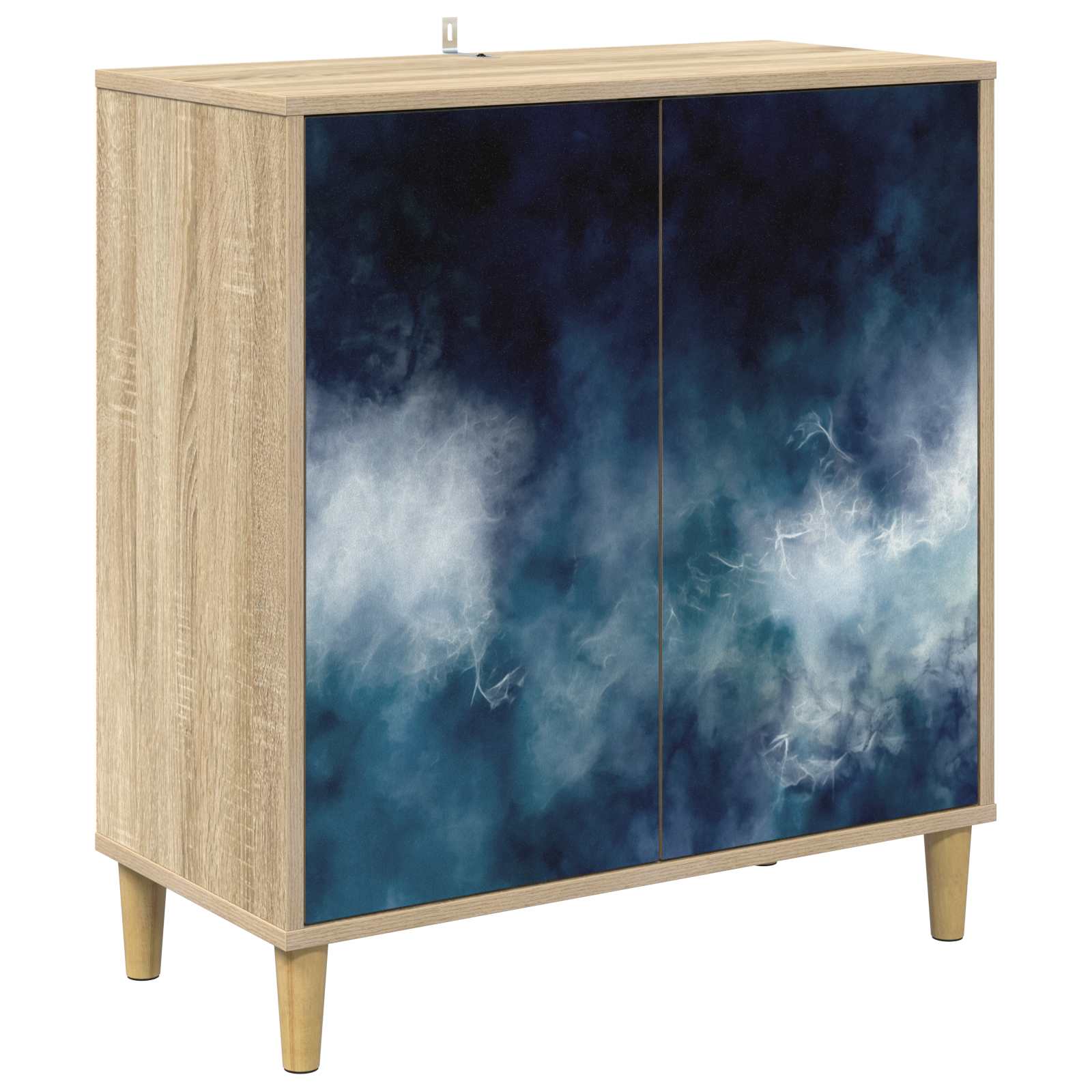 Kabalas RAALTE Sonoma ąžuolo 69 x 33 x 75 cm Apdirbta mediena