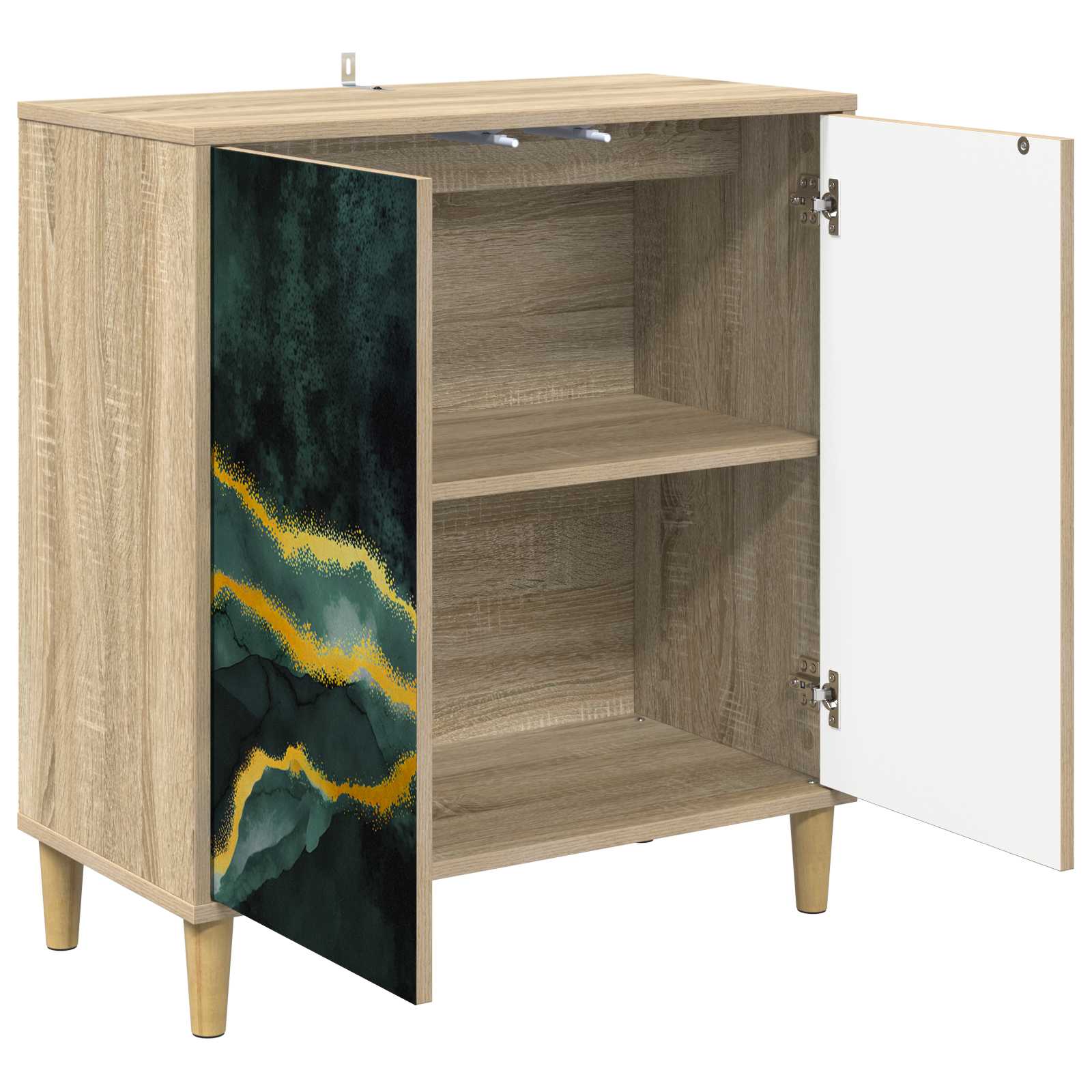 Kabalas WIJHE Sonoma ąžuolo 69 x 33 x 75 cm Apdirbta mediena