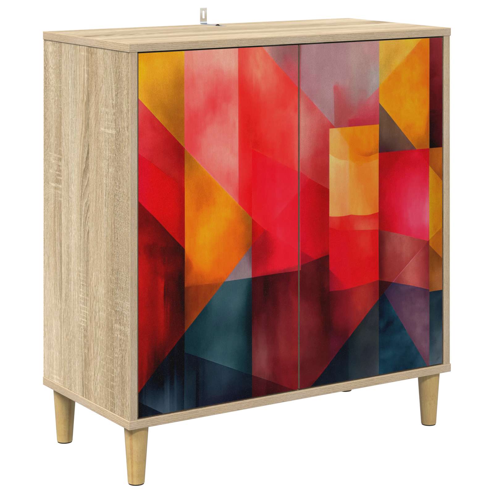Kabalas HEESCH Sonoma ąžuolo 69 x 33 x 75 cm Apdirbta mediena