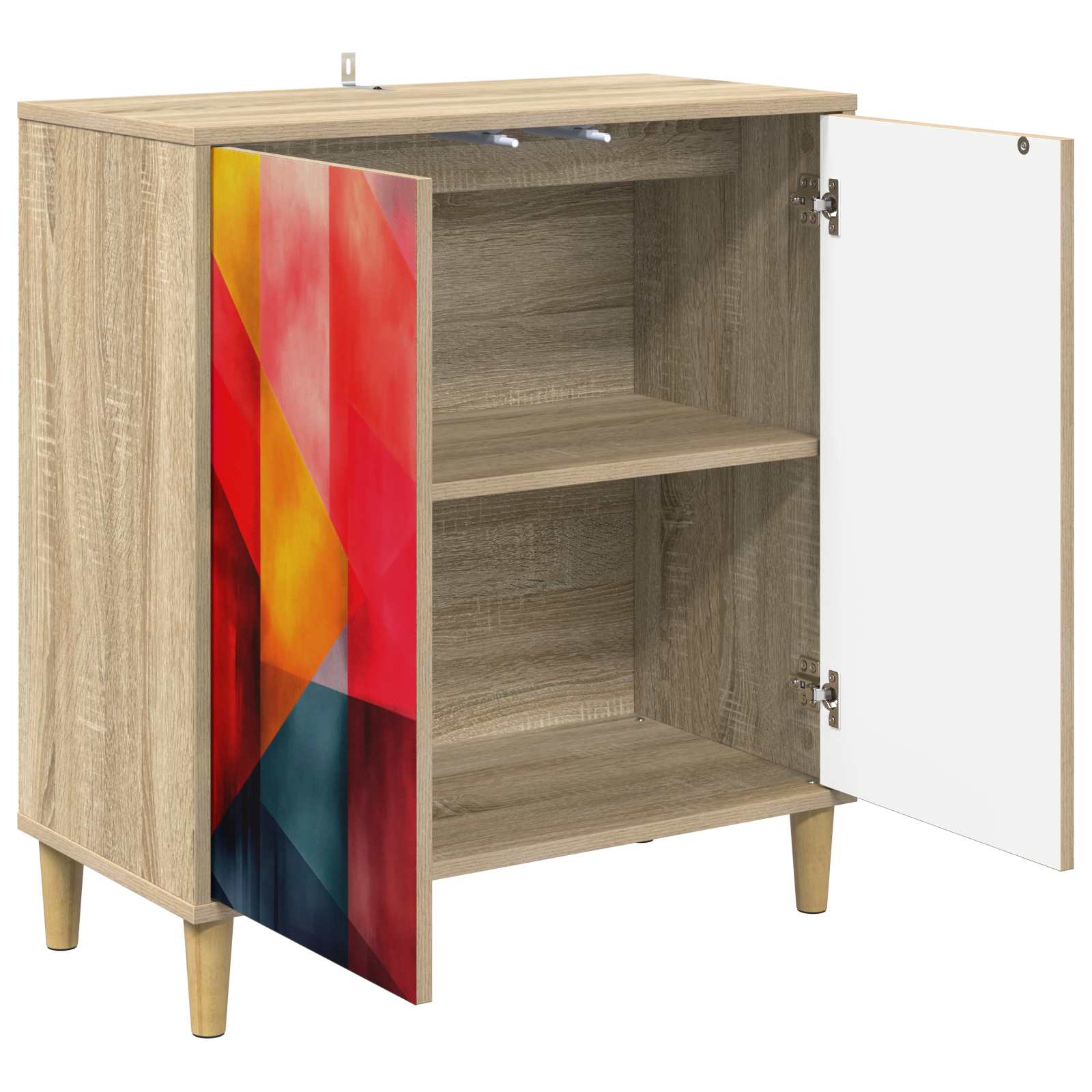 Kabalas HEESCH Sonoma ąžuolo 69 x 33 x 75 cm Apdirbta mediena