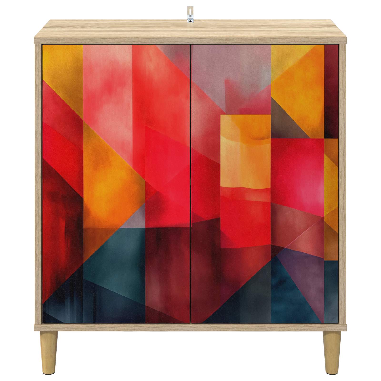 Kabalas HEESCH Sonoma ąžuolo 69 x 33 x 75 cm Apdirbta mediena