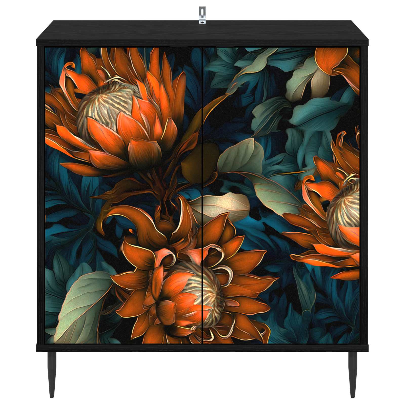 Kabalas LOCHEM Juodojo ąžuolo 69 x 33 x 76 cm Apdirbta mediena