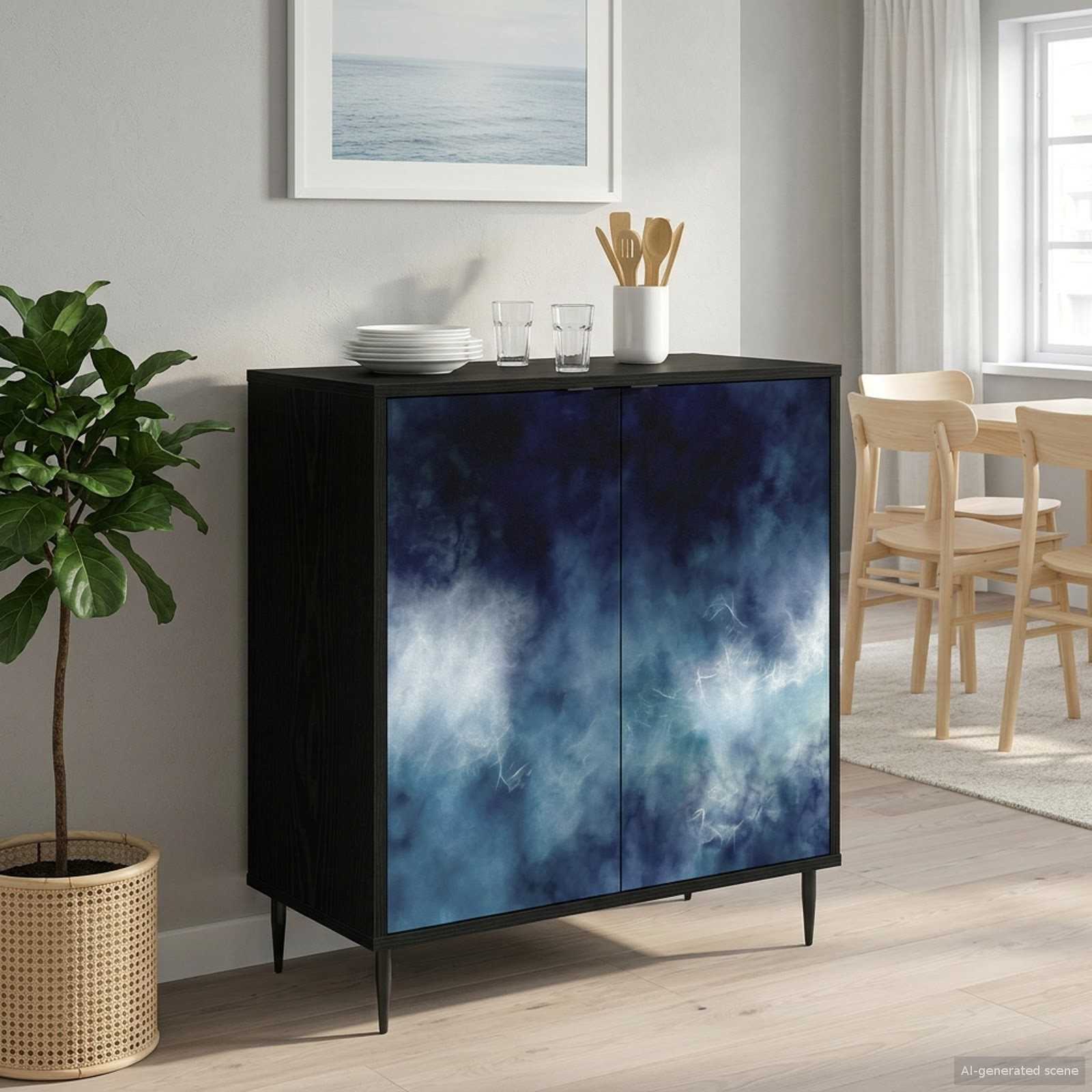 Kabalas RAALTE Juodojo ąžuolo 69 x 33 x 76 cm Apdirbta mediena