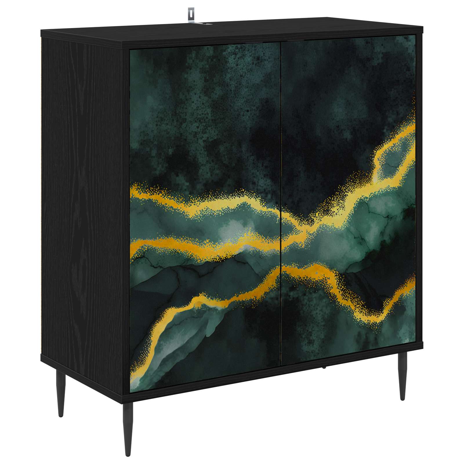 Kabalas WIJHE Juodojo ąžuolo 69 x 33 x 76 cm Apdirbta mediena