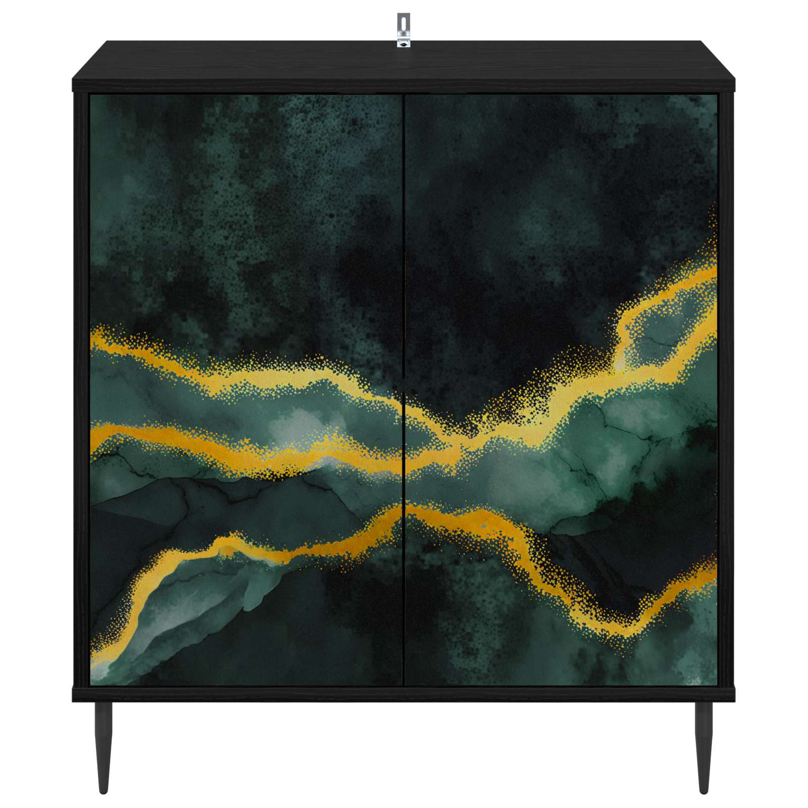 Kabalas WIJHE Juodojo ąžuolo 69 x 33 x 76 cm Apdirbta mediena
