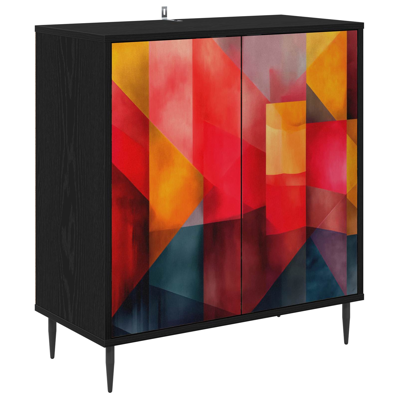 Kabalas HEESCH Juodojo ąžuolo 69 x 33 x 76 cm Apdirbta mediena