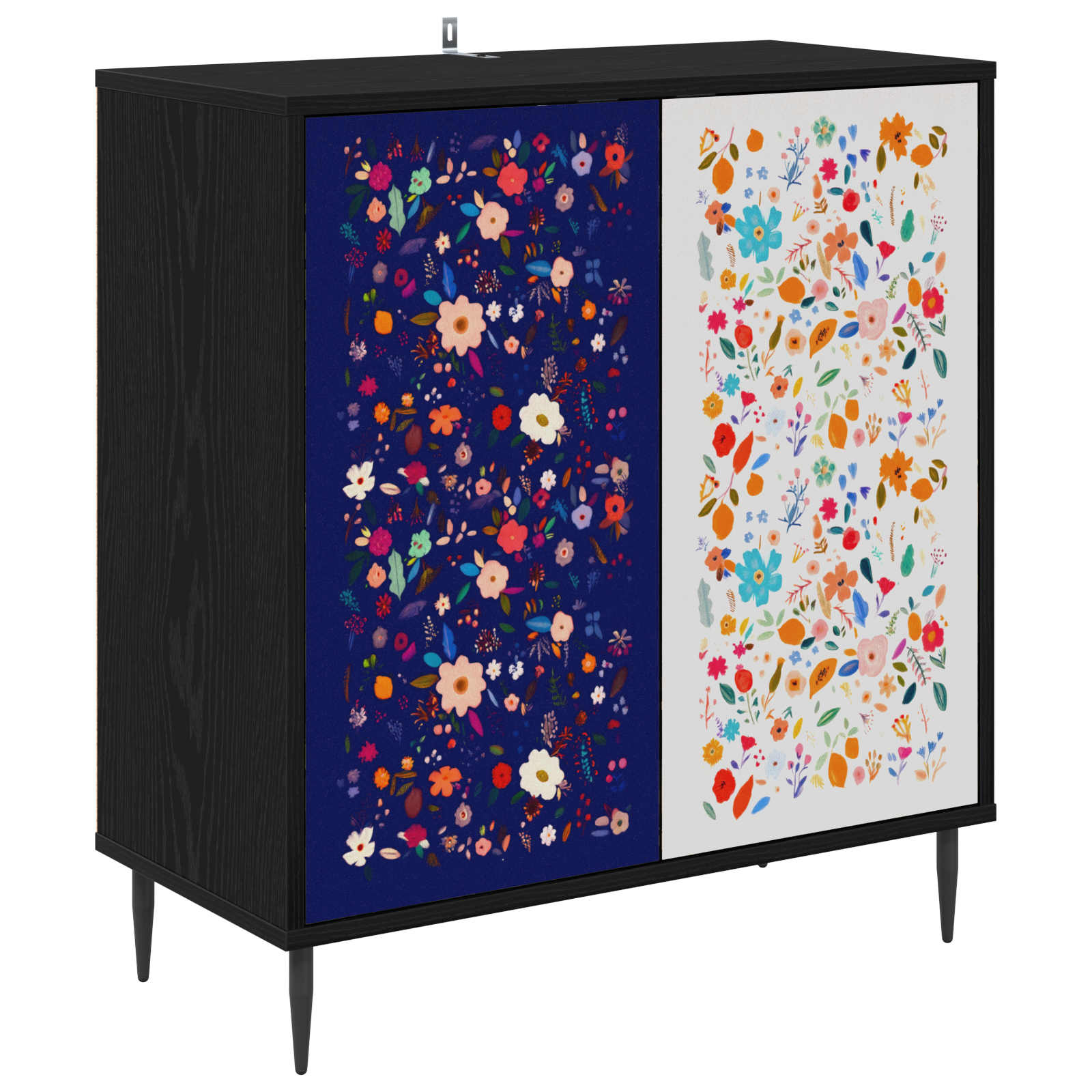 Kabalas MAINZ Juodojo ąžuolo 69 x 33 x 76 cm Apdirbta mediena