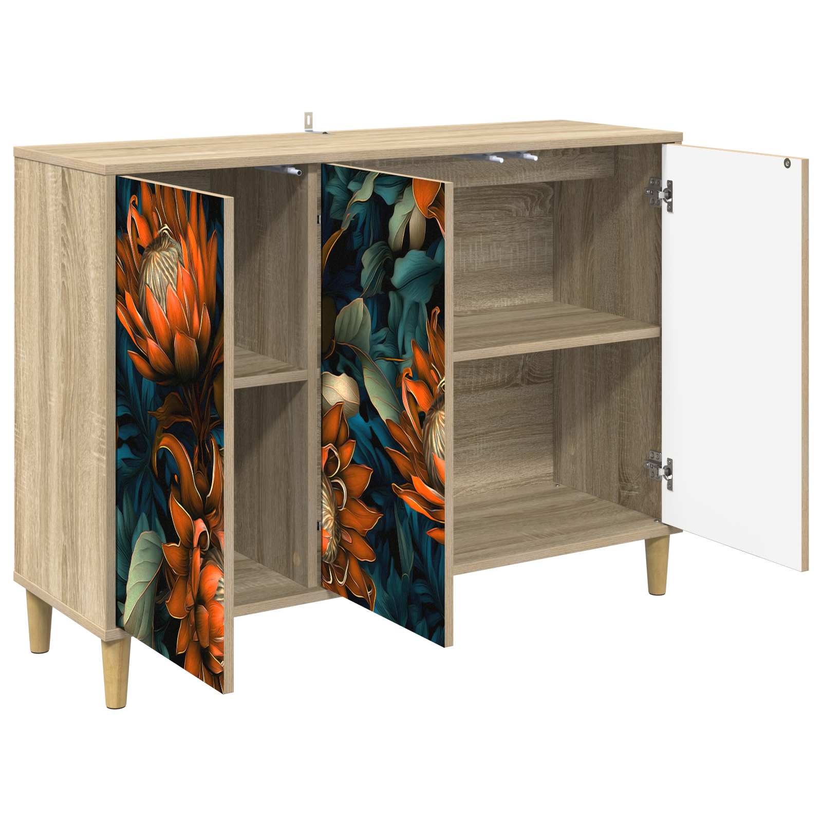Kabalas LOCHEM Sonoma ąžuolo 102 x 33 x 75 cm Apdirbta mediena