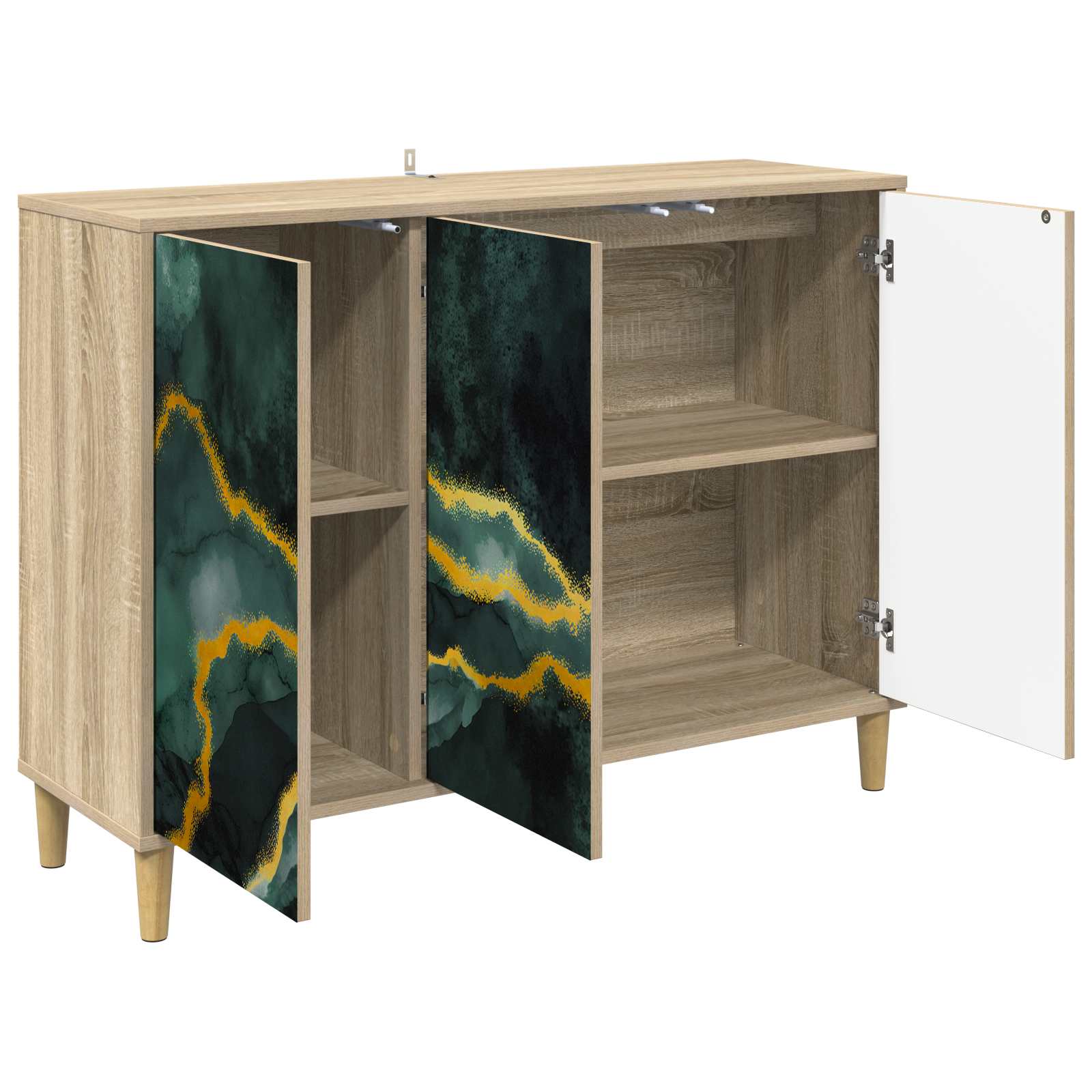 Kabalas WIJHE Sonoma ąžuolo 102 x 33 x 75 cm Apdirbta mediena
