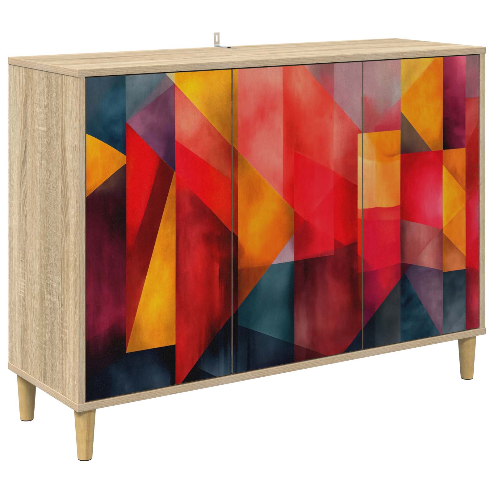 Kabalas HEESCH Sonoma ąžuolo 102 x 33 x 75 cm Apdirbta mediena