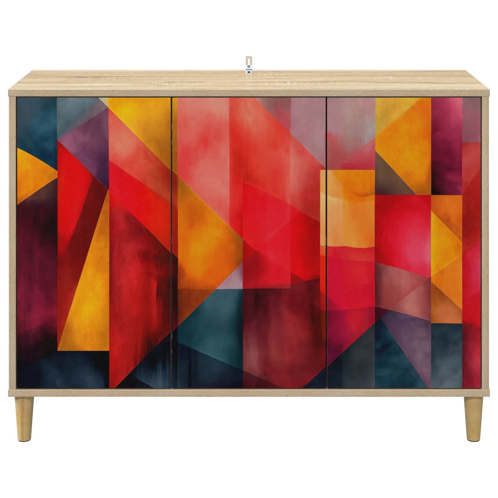 Kabalas HEESCH Sonoma ąžuolo 102 x 33 x 75 cm Apdirbta mediena