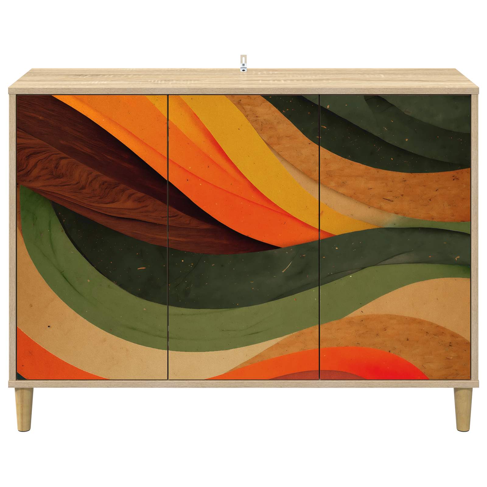 Kabalas BONN Sonoma ąžuolo 102 x 33 x 75 cm Apdirbta mediena