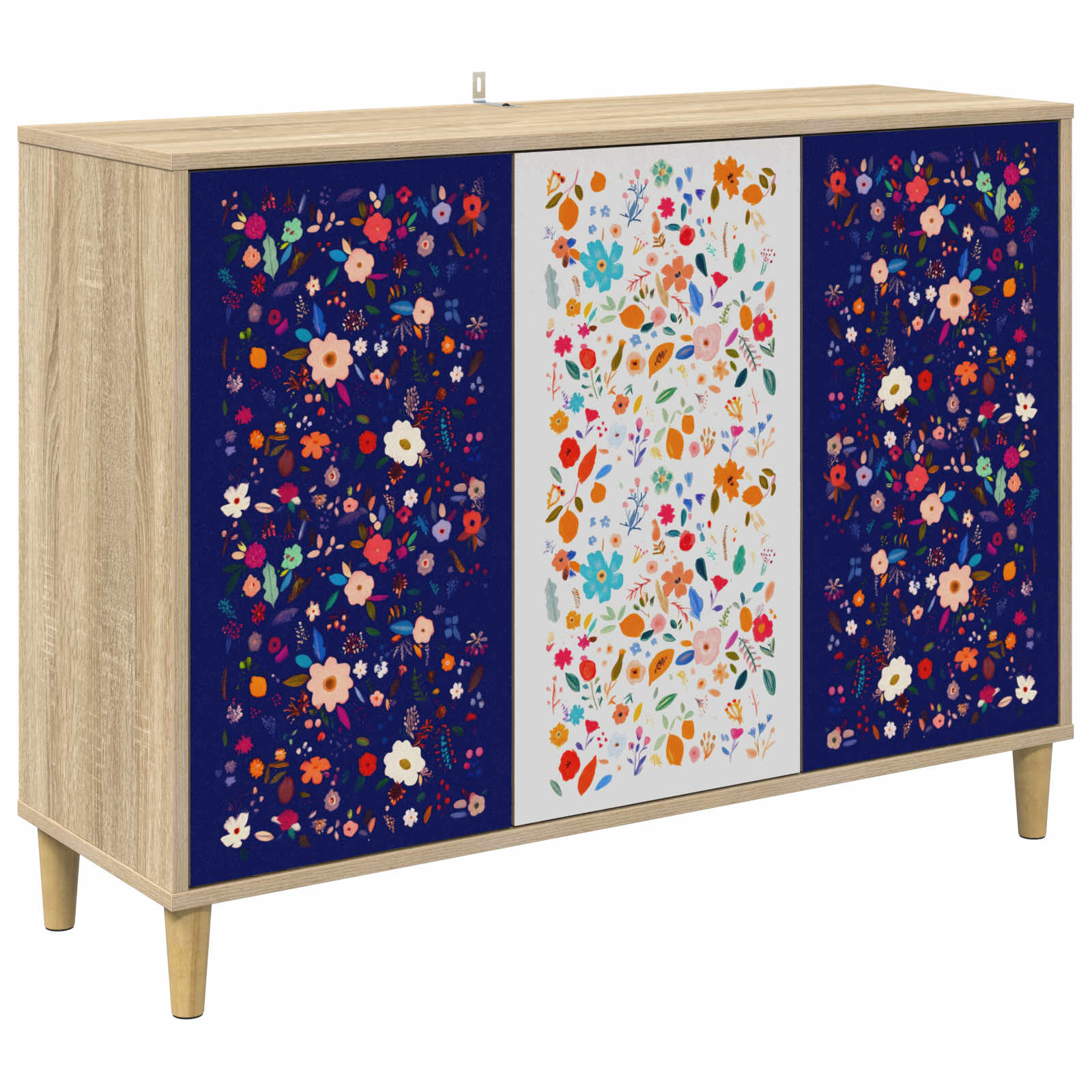 Kabalas MAINZ Sonoma ąžuolo 102 x 33 x 75 cm Apdirbta mediena