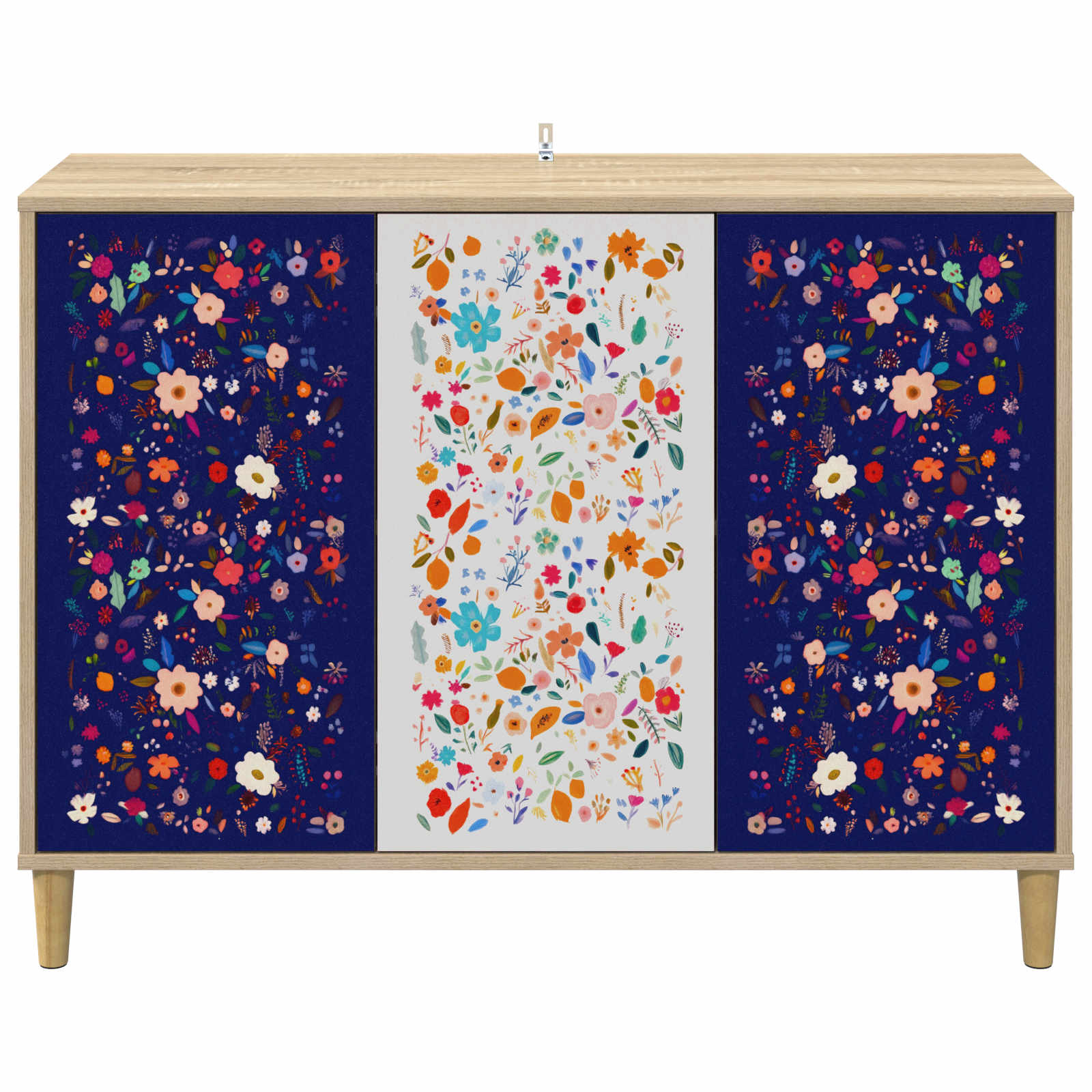 Kabalas MAINZ Sonoma ąžuolo 102 x 33 x 75 cm Apdirbta mediena