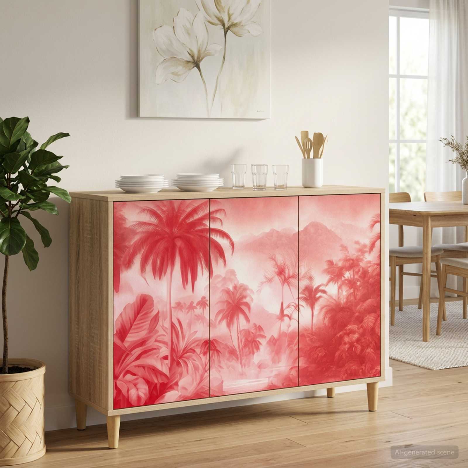 Kabalas AACHEN Sonoma ąžuolo 102 x 33 x 75 cm Apdirbta mediena