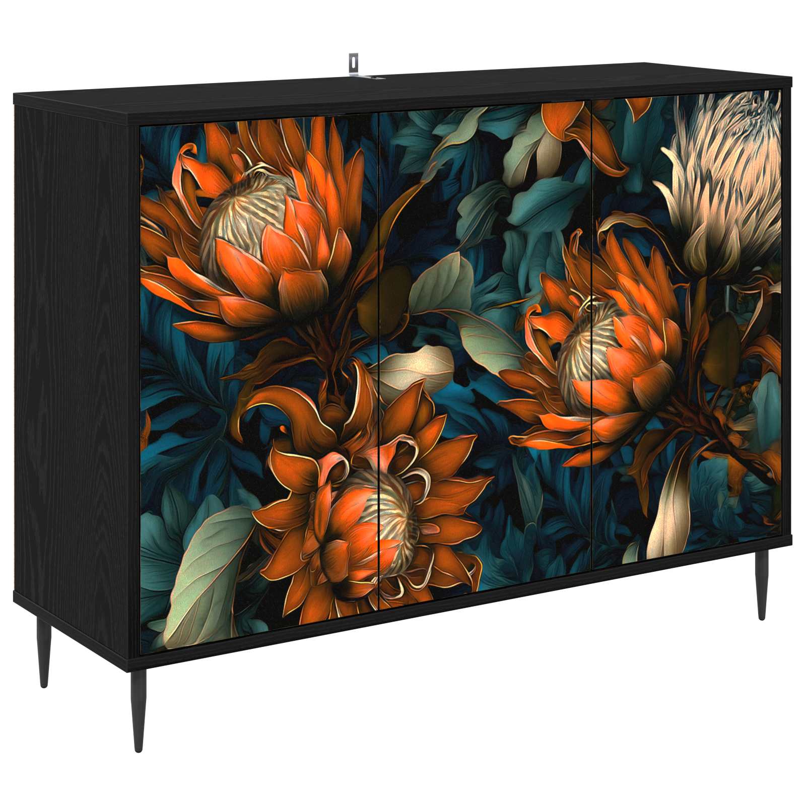 Kabalas LOCHEM Juodojo ąžuolo 102 x 33 x 76 cm Apdirbta mediena