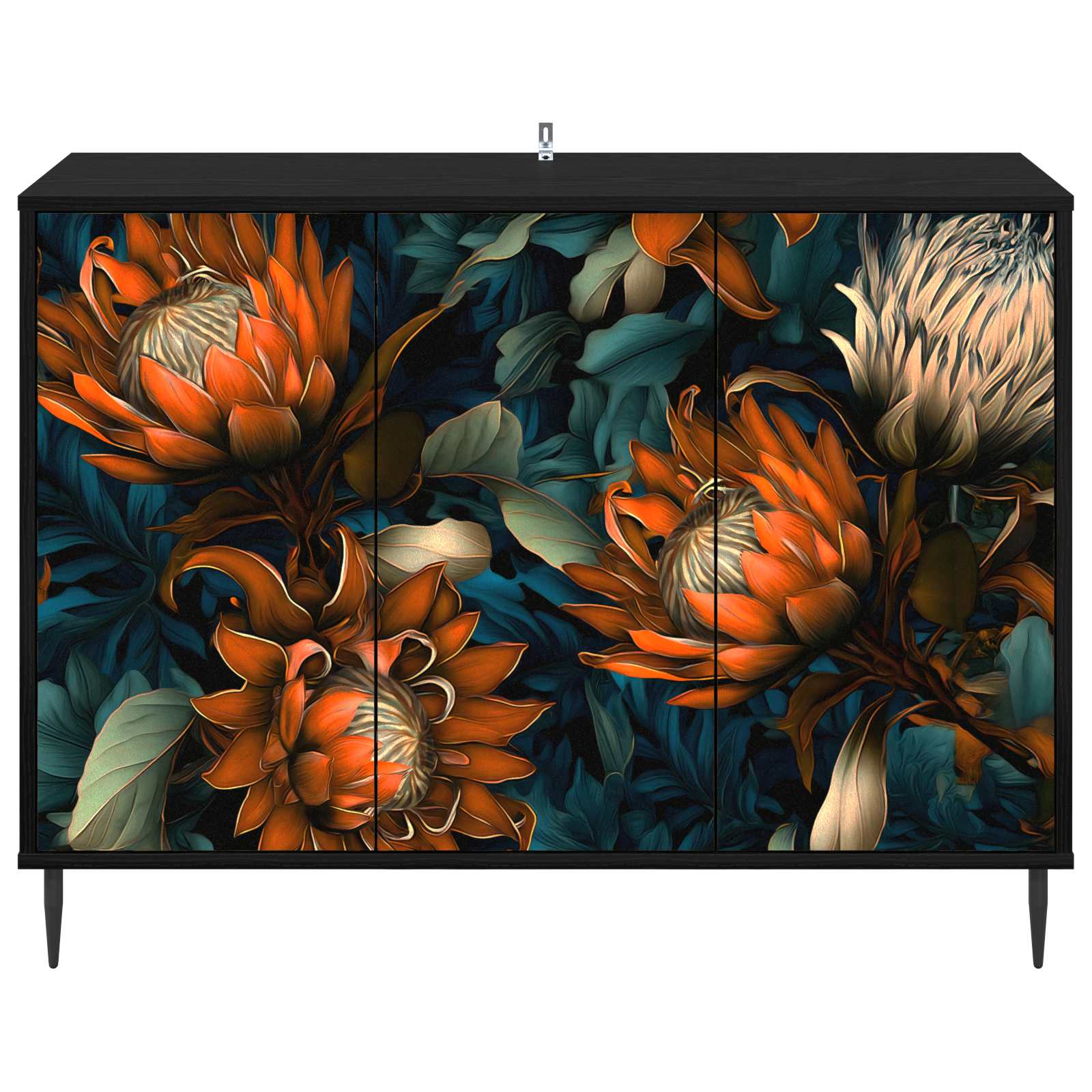 Kabalas LOCHEM Juodojo ąžuolo 102 x 33 x 76 cm Apdirbta mediena