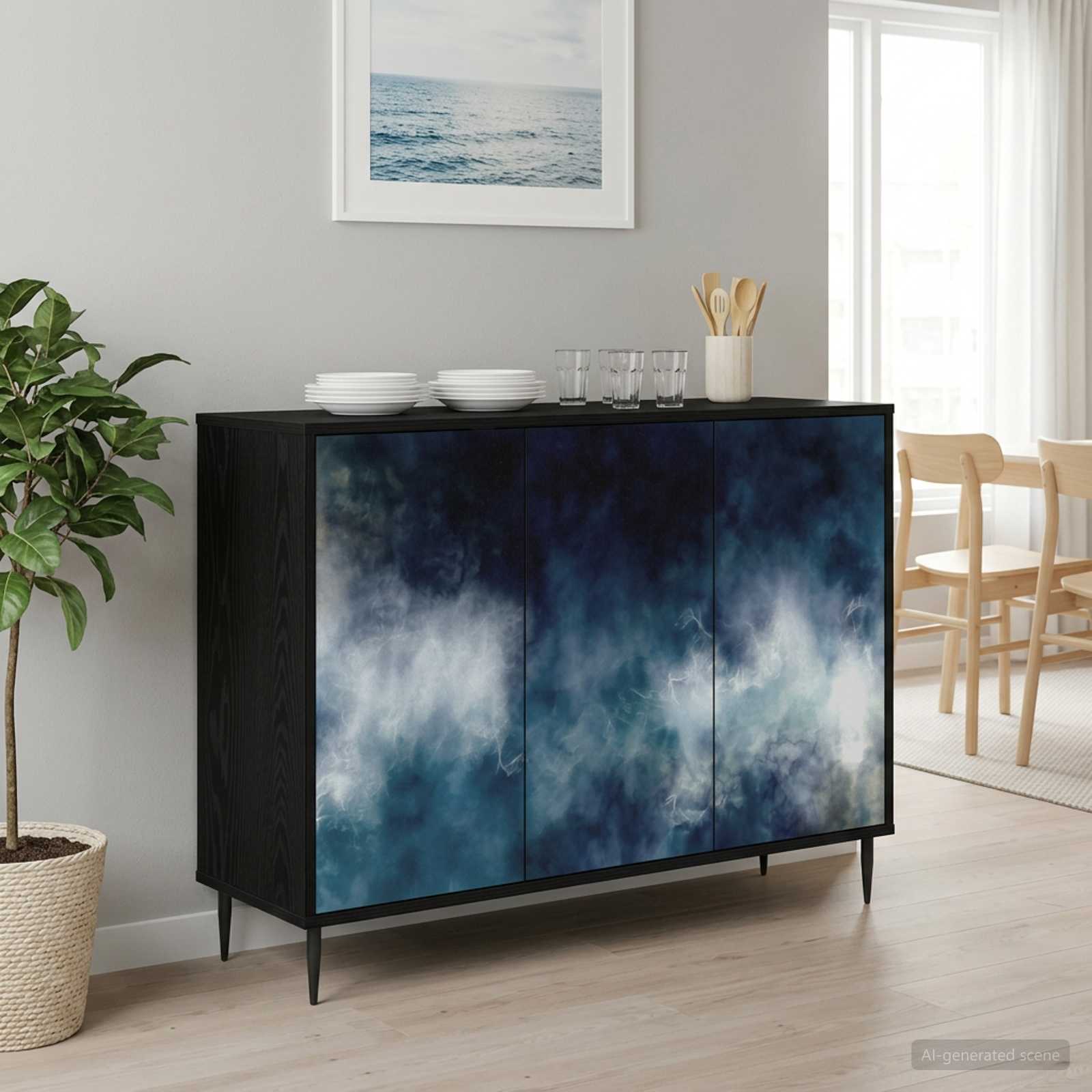 Kabalas RAALTE Juodojo ąžuolo 102 x 33 x 76 cm Apdirbta mediena