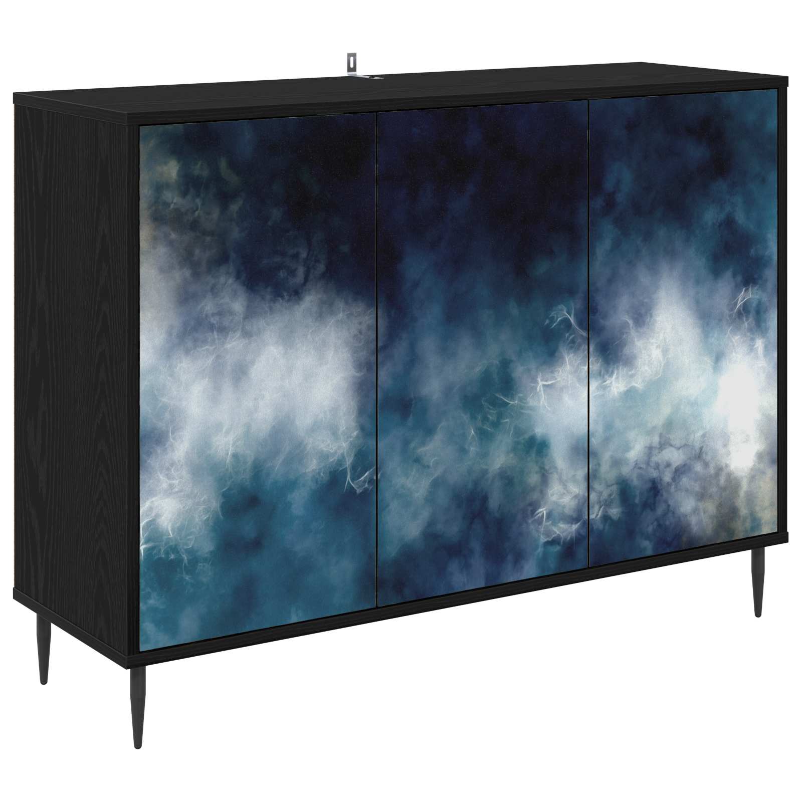 Kabalas RAALTE Juodojo ąžuolo 102 x 33 x 76 cm Apdirbta mediena