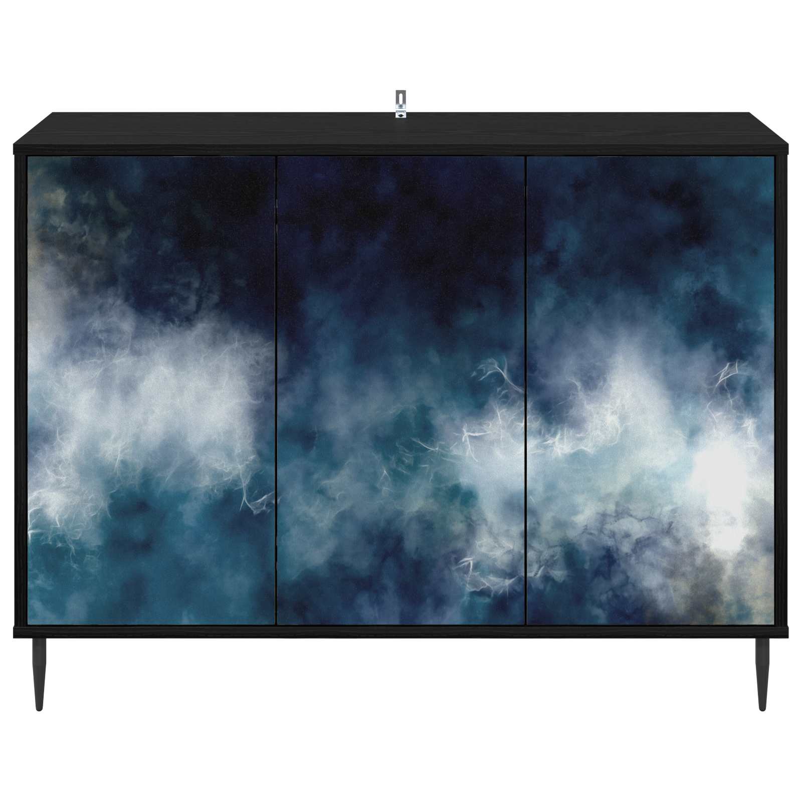 Kabalas RAALTE Juodojo ąžuolo 102 x 33 x 76 cm Apdirbta mediena