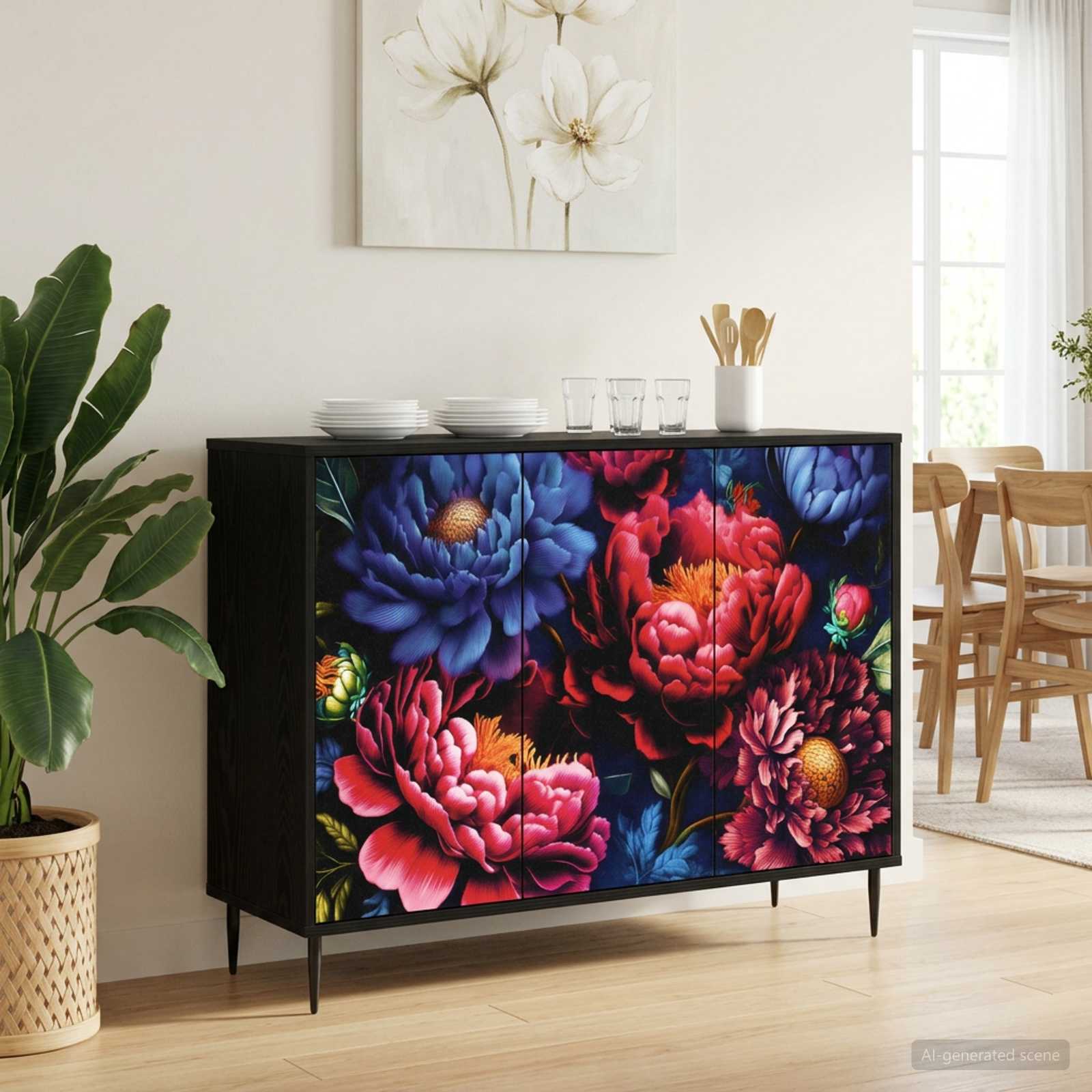 Kabalas KIEL Juodojo ąžuolo 102 x 33 x 76 cm Apdirbta mediena