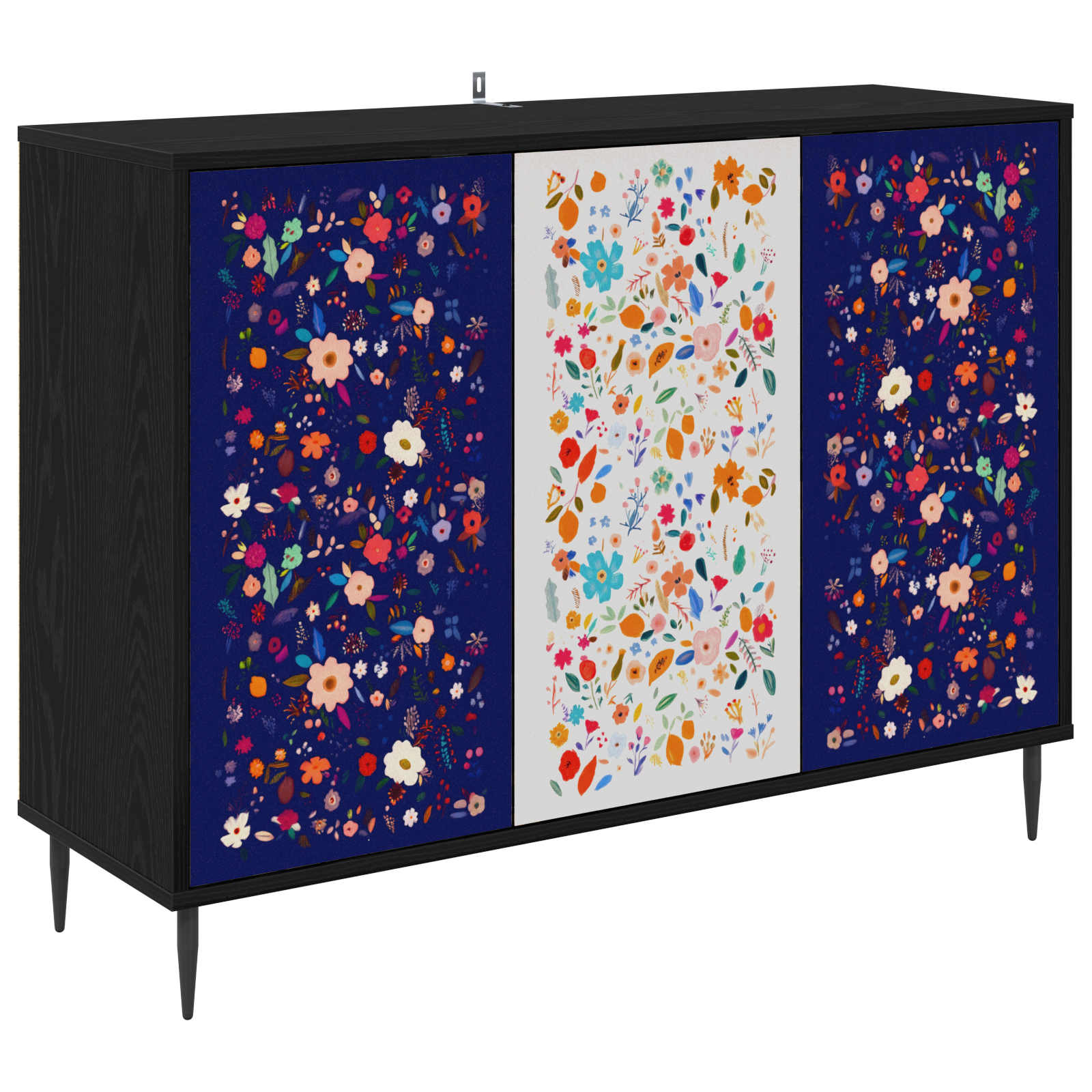 Kabalas MAINZ Juodojo ąžuolo 102 x 33 x 76 cm Apdirbta mediena