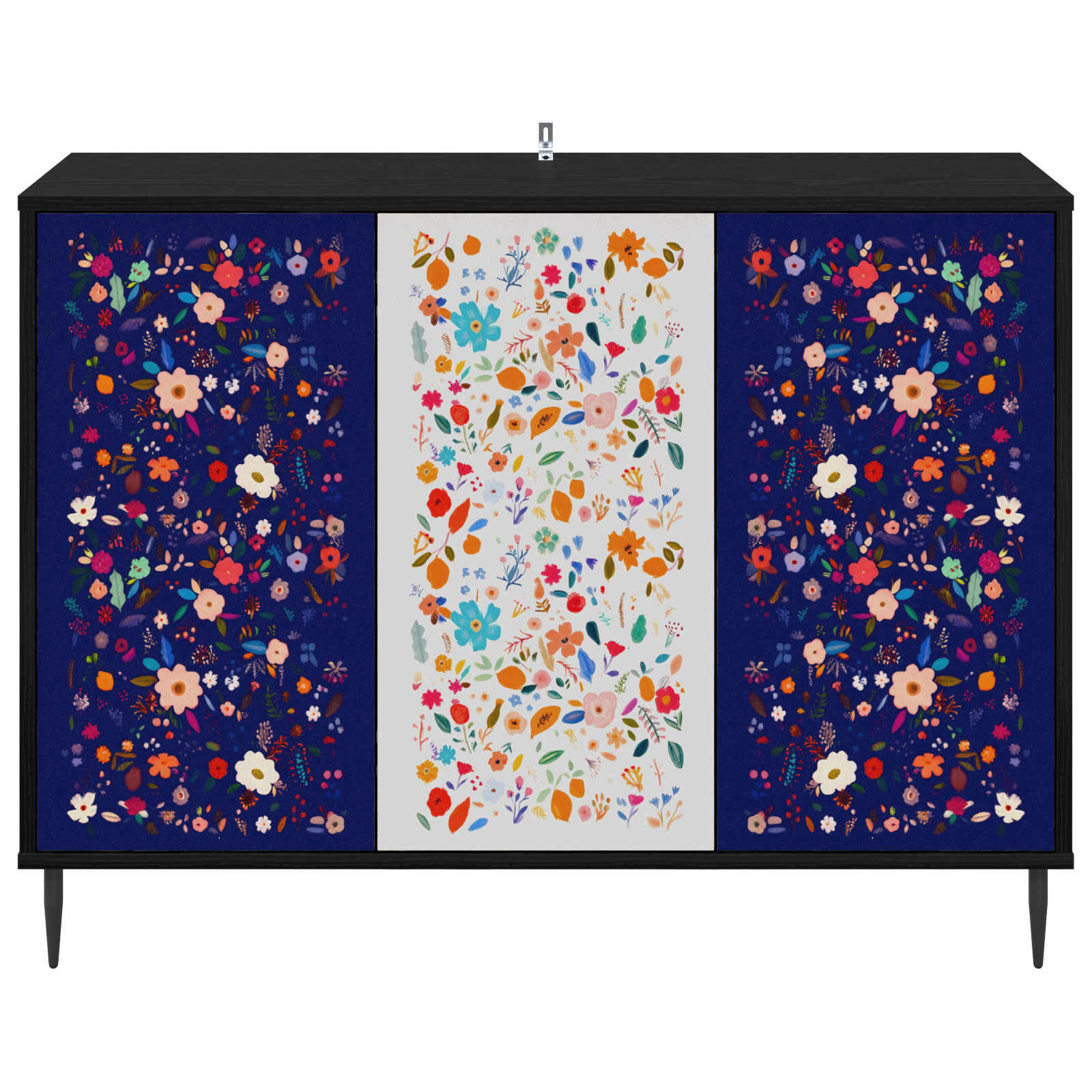 Kabalas MAINZ Juodojo ąžuolo 102 x 33 x 76 cm Apdirbta mediena